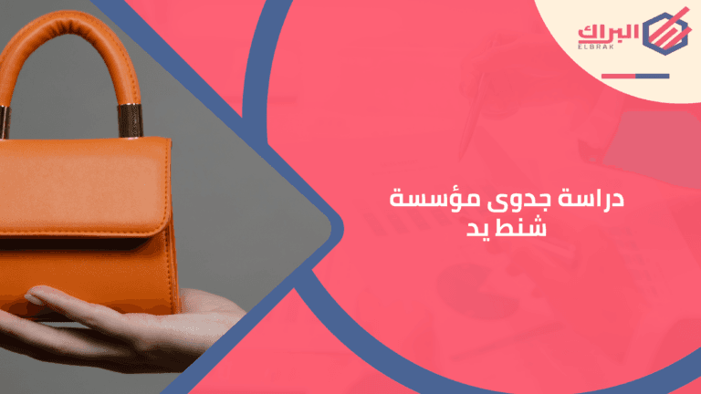 دراسة جدوى مؤسسة شنط يد