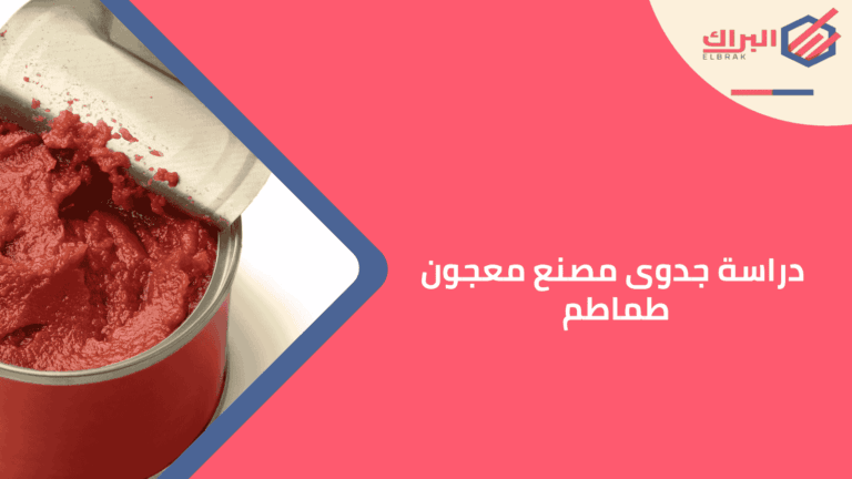 دراسة جدوى مصنع معجون طماطم