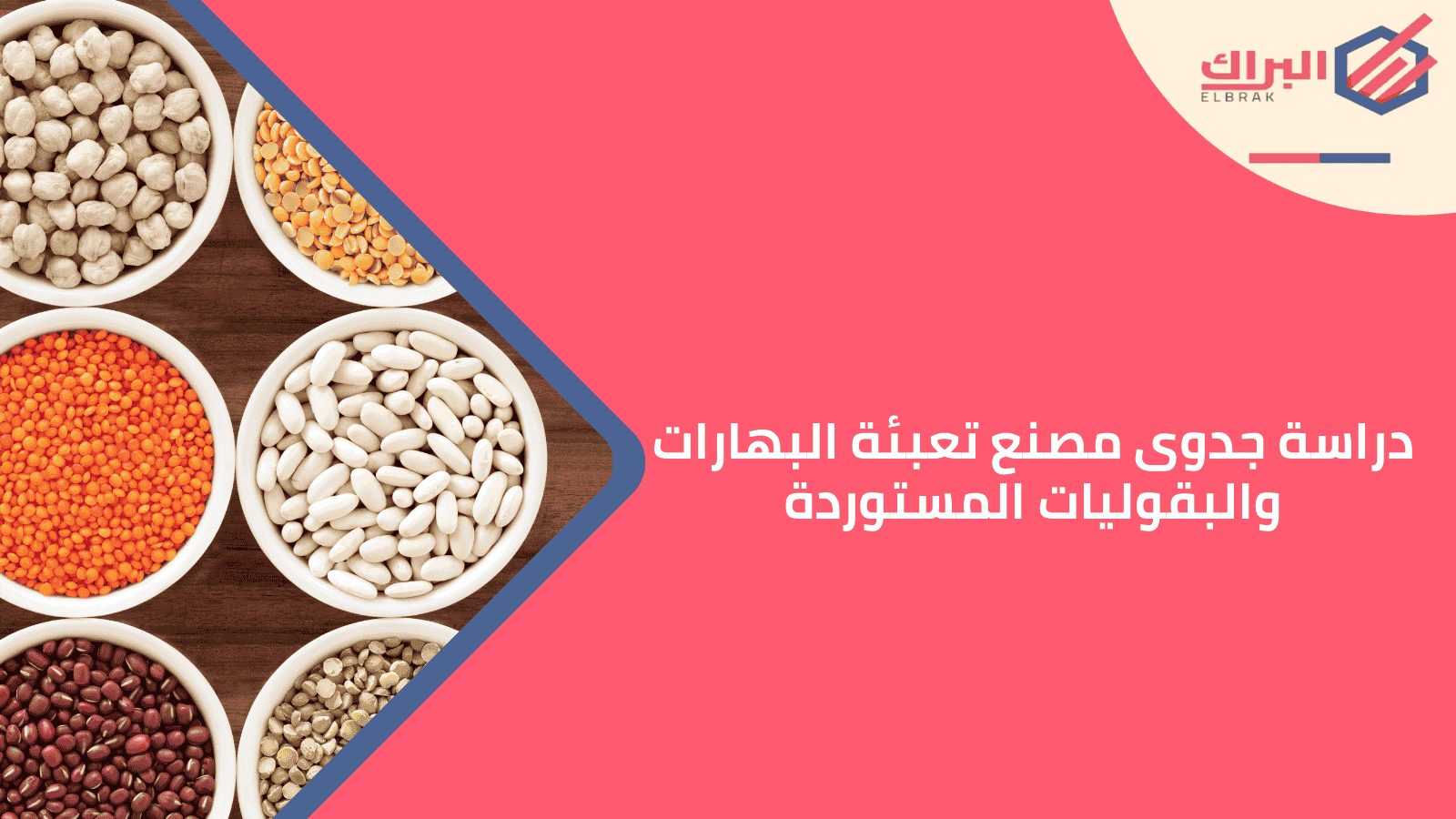 دراسة جدوى مصنع تعبئة البهارات والبقوليات المستوردة