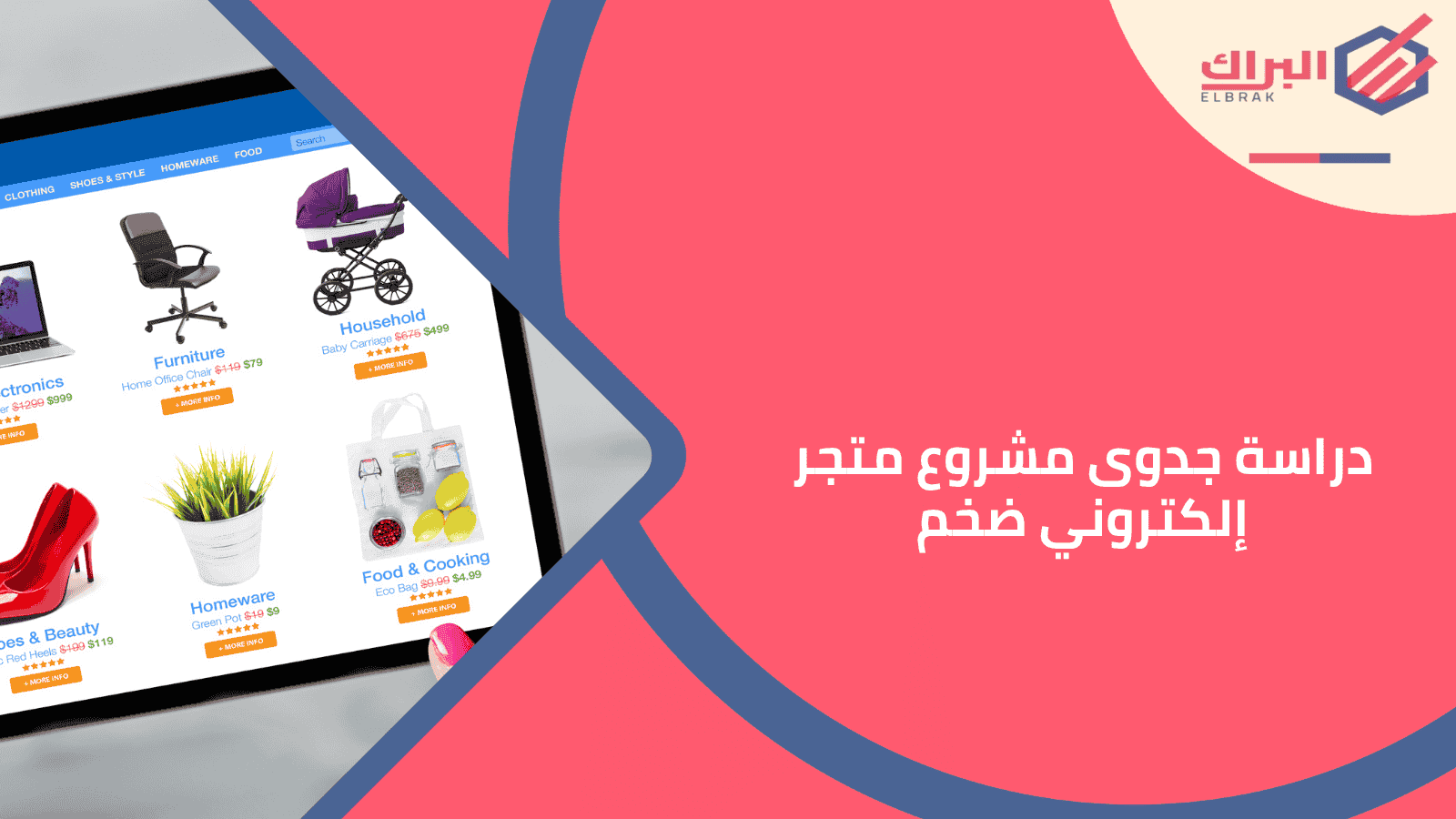 دراسة جدوى مشروع متجر إلكتروني ضخم